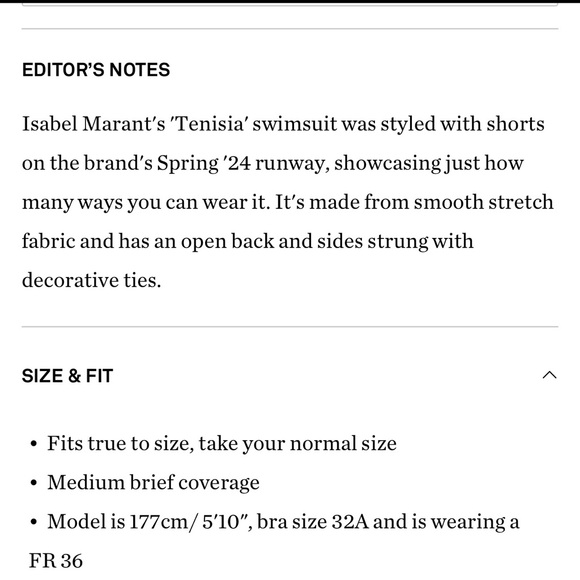 Isabel Marant Black One Piece Swimsuit 36 - Picture 4 of 8